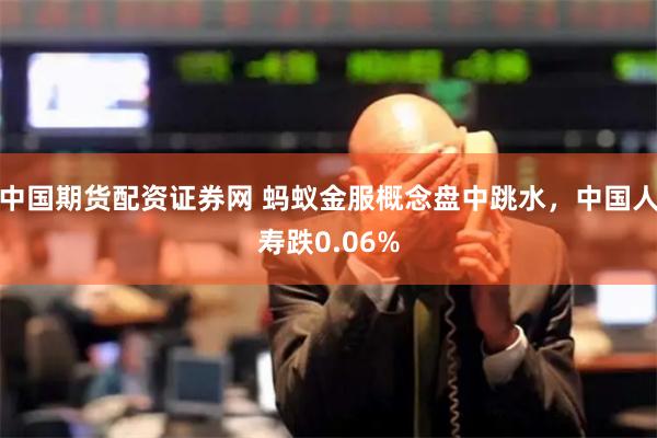 中国期货配资证券网 蚂蚁金服概念盘中跳水，中国人寿跌0.06%